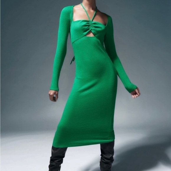 ribbed cut out dress zara Offer! ZARA Ribbed Cut Out Dress, Women's Fashion, Dresses & Sets, Dresses  on Carousell